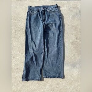 H&M Baggy Fit Dark Blue Jeans